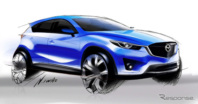 マツダ CX-5 初代モデルの開発スケッチ
