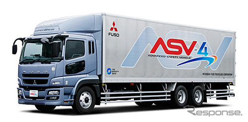 三菱ふそう FUSO ASV-4を開発…大規模公道実証実験に参加