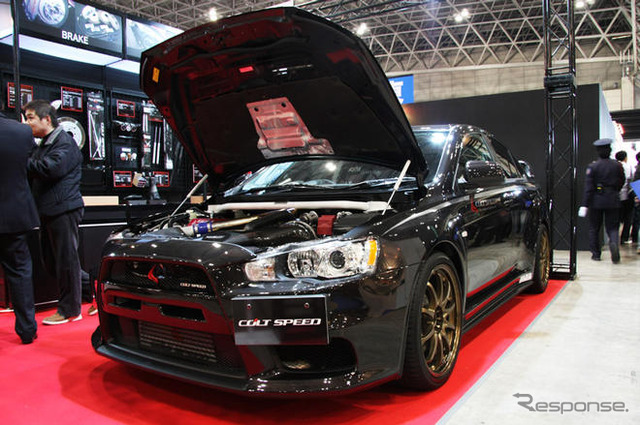 【東京オートサロン09】コルトスピード ランエボX と コルト