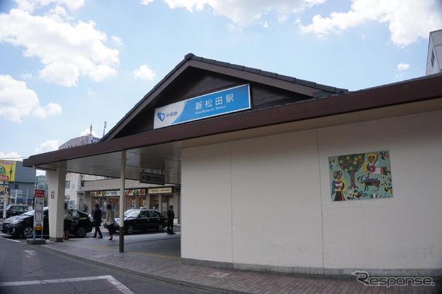 小田急小田原線・新松田駅。