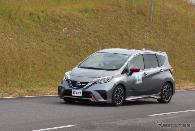 日産『ノート』 e-POWER FWD車をベースとする「JUCD」評価用試作車