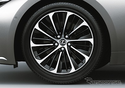 245/45R20 ランフラットタイヤ&ノイズリダクションアルミホイール(切削光輝+ブラック塗装)