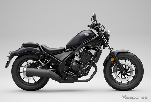 ホンダ レブル250(マットガンパウダーブラックメタリック)