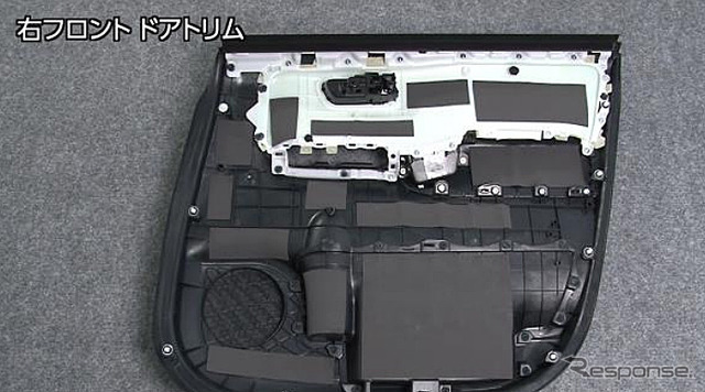 DComFort装着イメージ(トヨタ ヴォクシー:右フロントドアトリム)