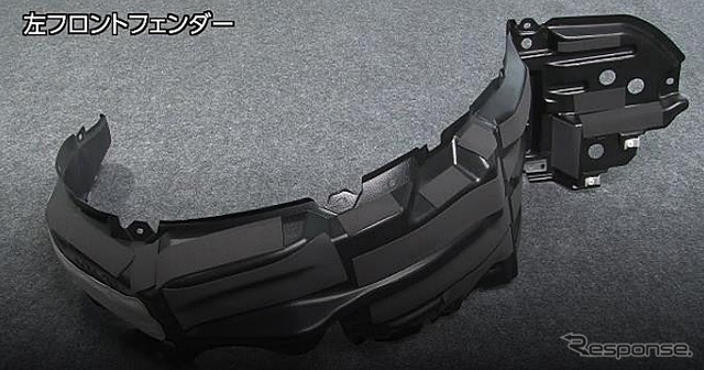 DComFort装着イメージ(トヨタ ヴォクシー:フロントフェンダー)
