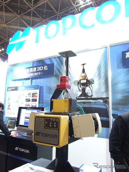 【カーエレ09】トプコンの“走る測量機”