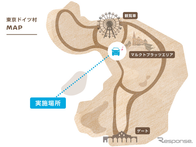 SAKURA COFFEE出店場所の地図