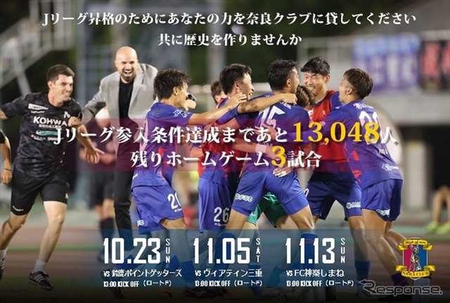 奈良クラブの試合予定