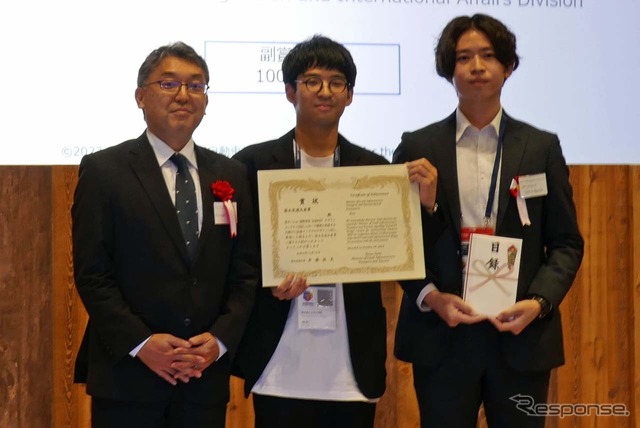 国土交通大臣賞に選ばれたチーム「TMU-torapo-B」