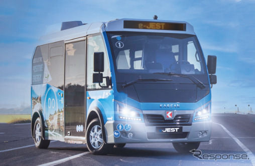 トルコKARSAN社の小型ノンステップ電気バス「e-JEST」