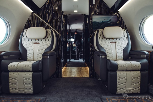 ベントレー・マリナー・バカラル にインスピレーションを得た「ガルフストリーム G650」