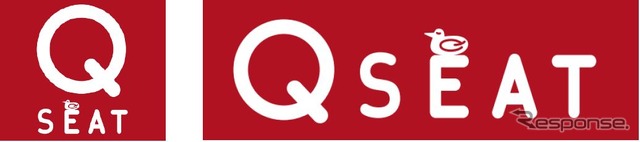 東横線の「Q SEAT」車両に掲出されるロゴ。