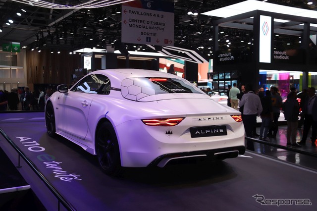 パリモーターショー2022:アルピーヌA110 e-ternite
