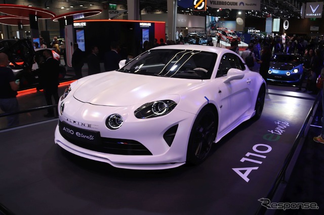 パリモーターショー2022:アルピーヌA110 e-ternite