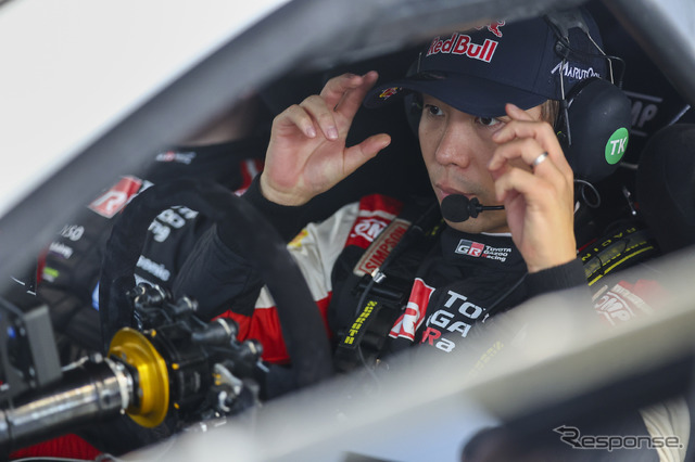 勝田は現在ドライバーズランキング5位につけている。