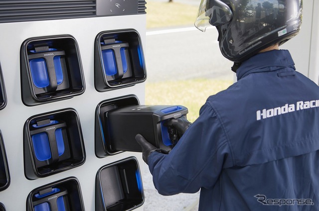ホンダ パワーパックエクスチェンジャー e: バッテリー交換イメージ