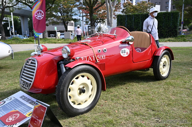「トリノ生まれのクルマ」展の展示車両