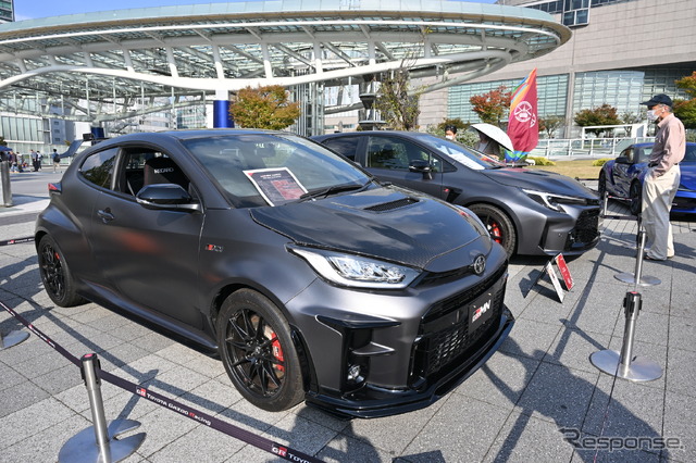 「自動車の未来とモータースポーツ」展の展示車両