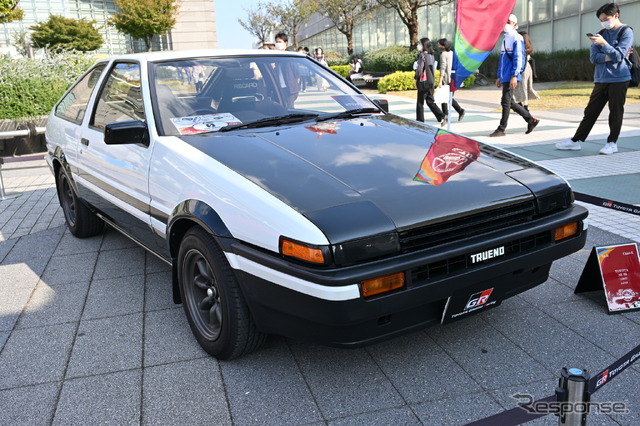 「自動車の未来とモータースポーツ」展の展示車両