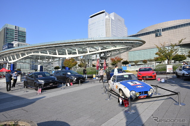 「自動車の未来とモータースポーツ」展の会場