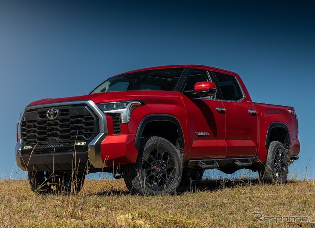 トヨタ・タンドラ 新型の「TRDリフトキット」装着車