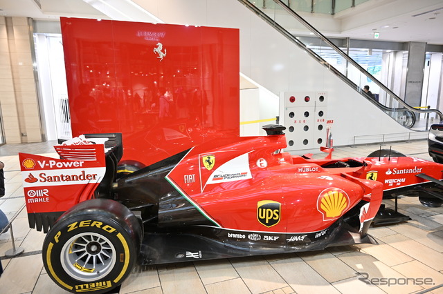 ラシックに展示されたフェラーリのF1