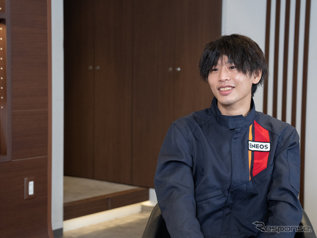 ENEOSオイルマスターの高橋来唯さん