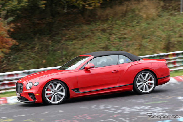 ベントレー コンチネンタル GTCのPHEVモデルプロトタイプ(スクープ写真)