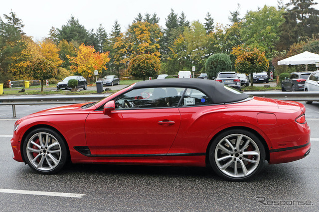 ベントレー コンチネンタル GTCのPHEVモデルプロトタイプ(スクープ写真)