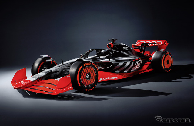 アウディが2026年からのF1参戦計画を発表した際に公開された「ショーカー」の画像(2022年8月)。