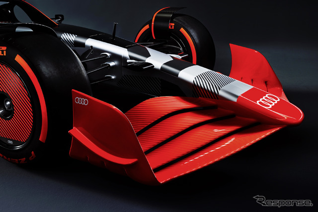 アウディが2026年からのF1参戦計画を発表した際に公開された「ショーカー」の画像(2022年8月)。