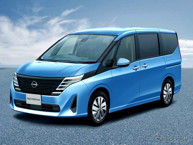 日産 セレナ 新型の予想CG。流出した特許画像からデザインを予想した