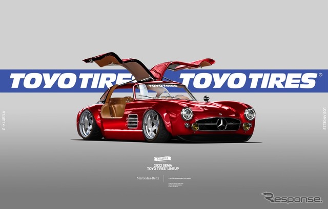 1955年型メネセデスベンツ300SLワイドボディ(SEMA 2022出品予定)