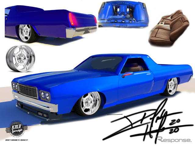 1973年型GTフォード・ランチェロ(SEMA 2022出品予定)