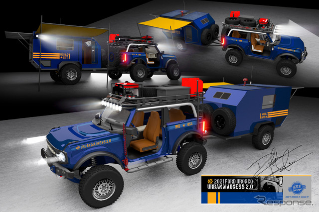 2021年型フォード・ブロンコ・アーバンマッドネス(SEMA 2022出品予定)