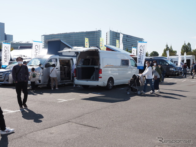 お台場キャンピングカーフェア2022の会会場