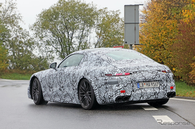 メルセデス AMG GT 53 Eパフォーマンス(スクープ写真)