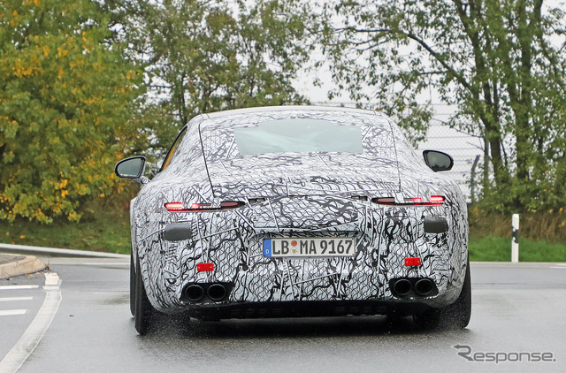 メルセデス AMG GT 53 Eパフォーマンス(スクープ写真)