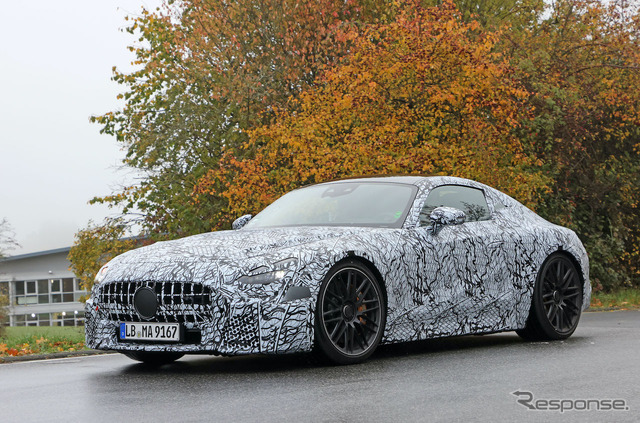 メルセデス AMG GT 53 Eパフォーマンス（スクープ写真）