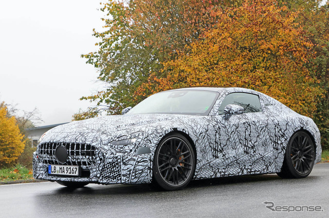 メルセデス AMG GT 53 Eパフォーマンス(スクープ写真)