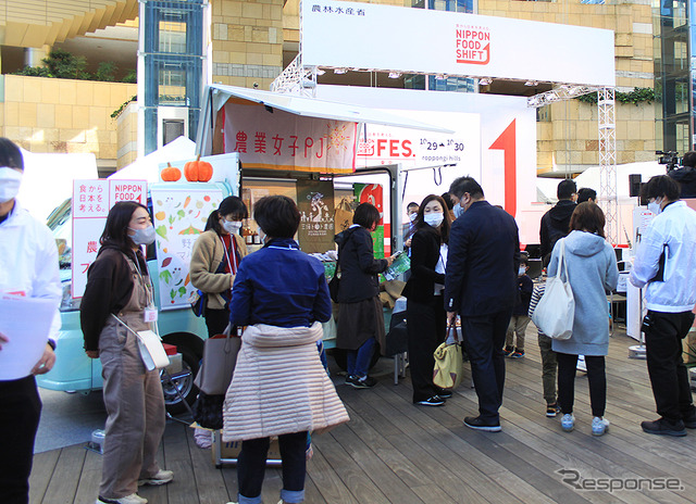 ダイハツ オールインワン移動販売パッケージ「Nibako」(食から日本を考える。NIPPON FOOD SHIFT FES.東京2022)