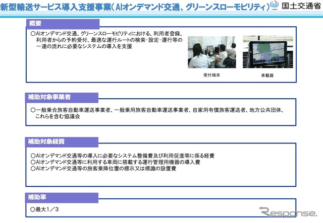 日本版MaaS基盤整備事業の概要