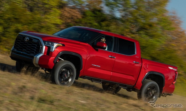 トヨタ・タンドラ 新型の「TRDリフトキット」装着車