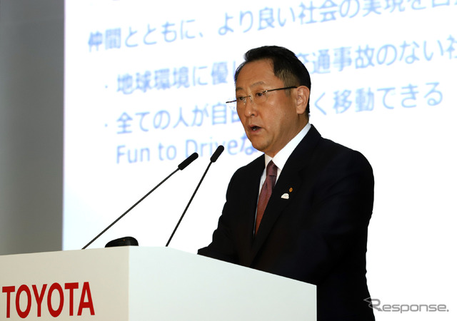 トヨタ自動車の豊田社長