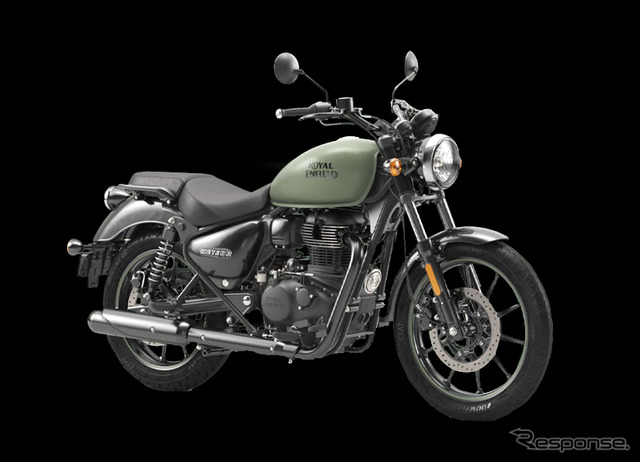 ロイヤルエンフィールド メテオ350（ファイヤーボールマットグリーン）