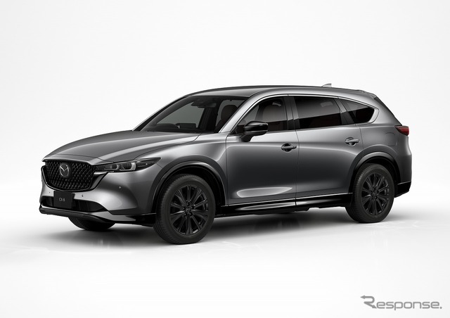 マツダ CX-8 スポーツアピアランス(マシーングレープレミアムメタリック)