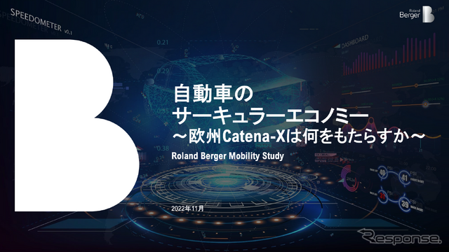 「自動車サーキュラーエコノミー~欧州Catena-Xは何をもたらすか~」