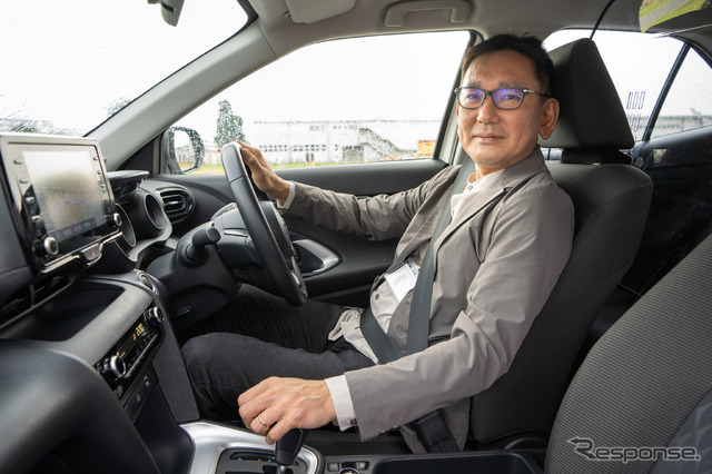 テストドライブを行ったモータージャーナリストの橋本洋平氏