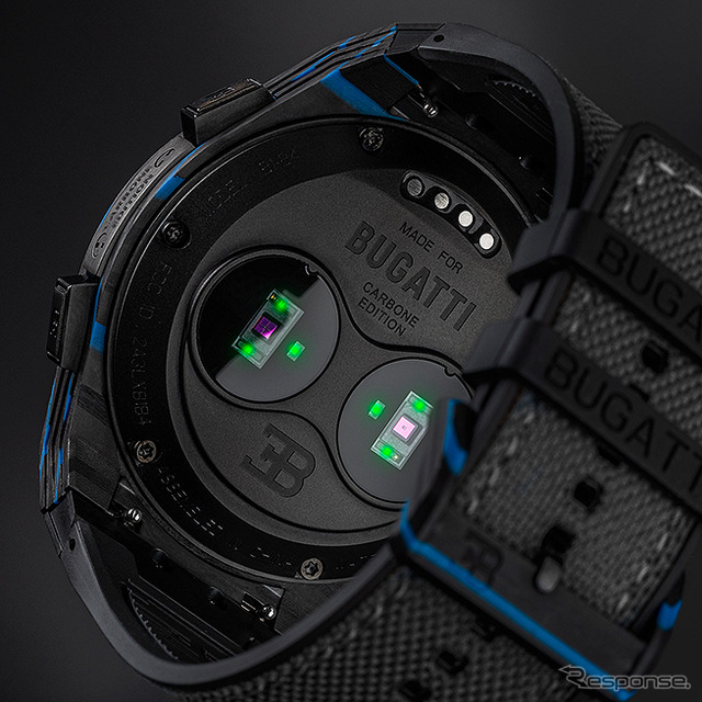 ブガッティスマートウォッチ第二弾 世界初のカーボンファイバー製「Carbone Limited Edition」“カルボーヌ リミテッドエディション”