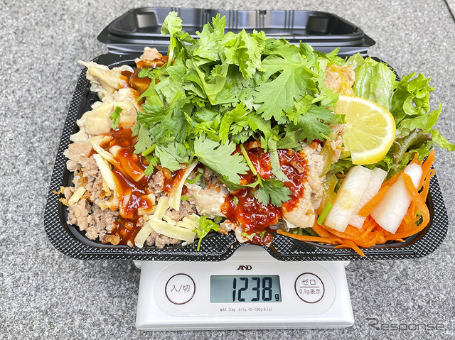ぞうさん食堂/5種類全部のせ具増しごはんてんこ盛りサラダ増しパクチー増し:1500円